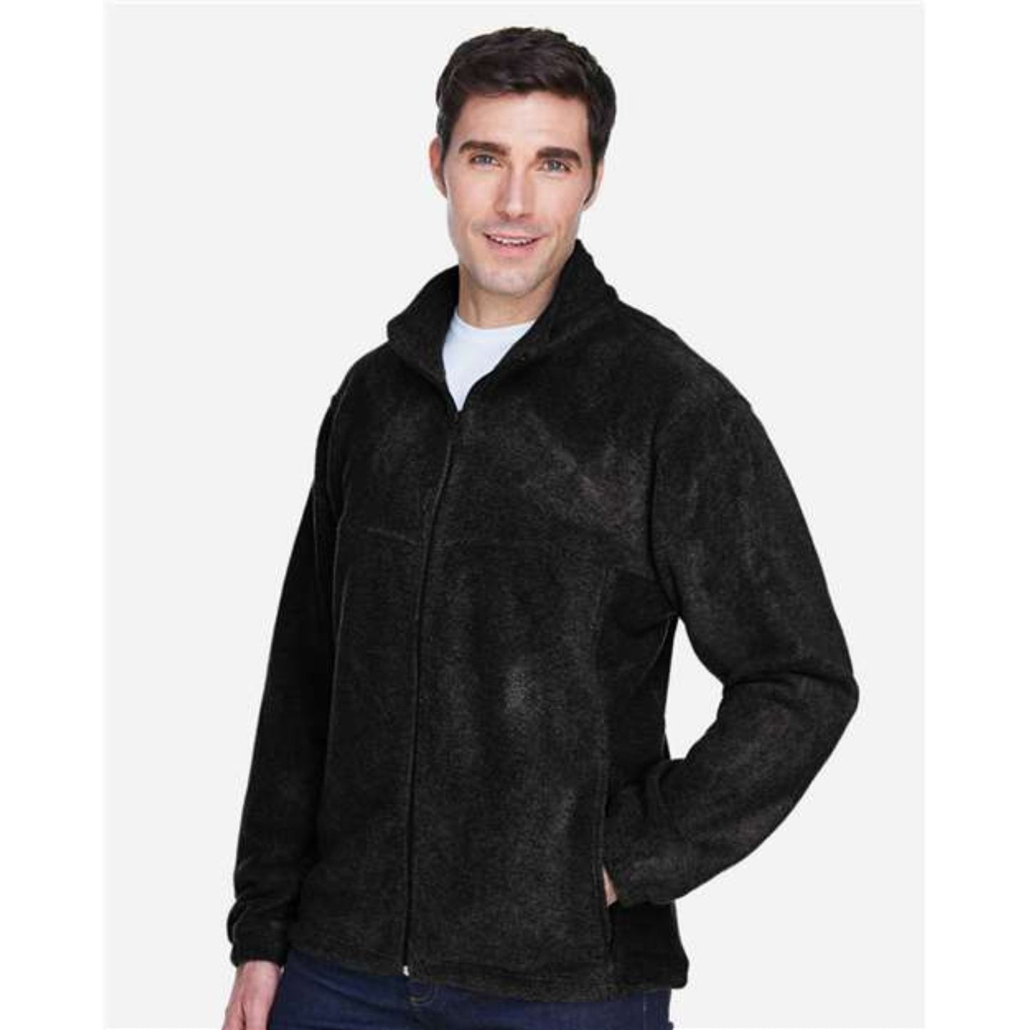 Harriton Men's Full-Zip Fleece