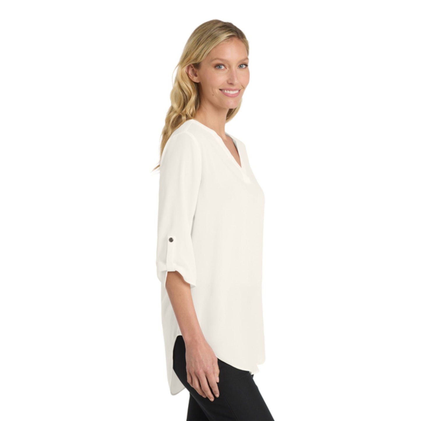 Port Authority® Women's 3/4-Sleeve Tunic Blouse