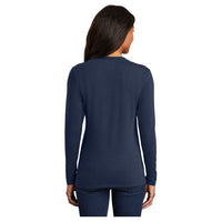 Port & Company® Ladies Long Sleeve Core Cotton Tee