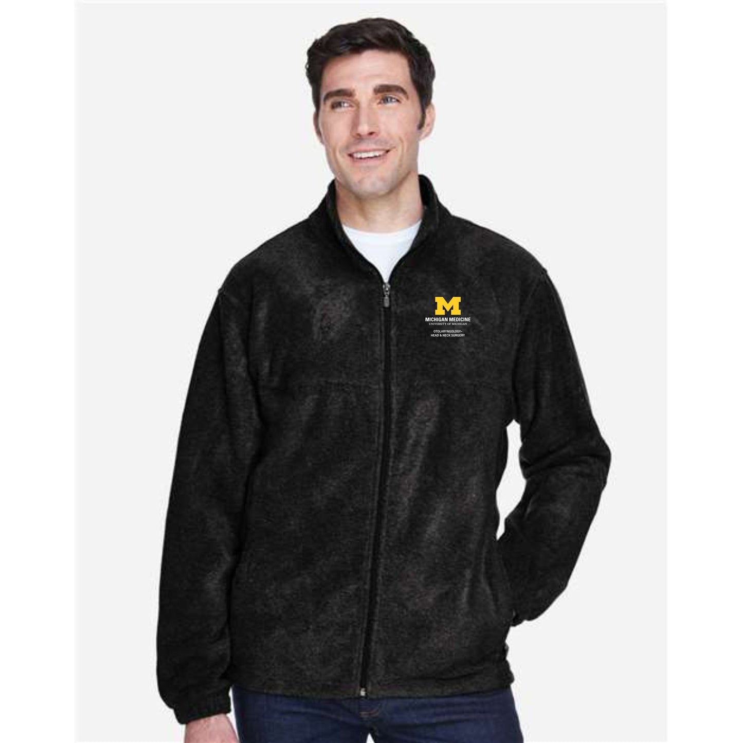 Harriton Men's Full-Zip Fleece