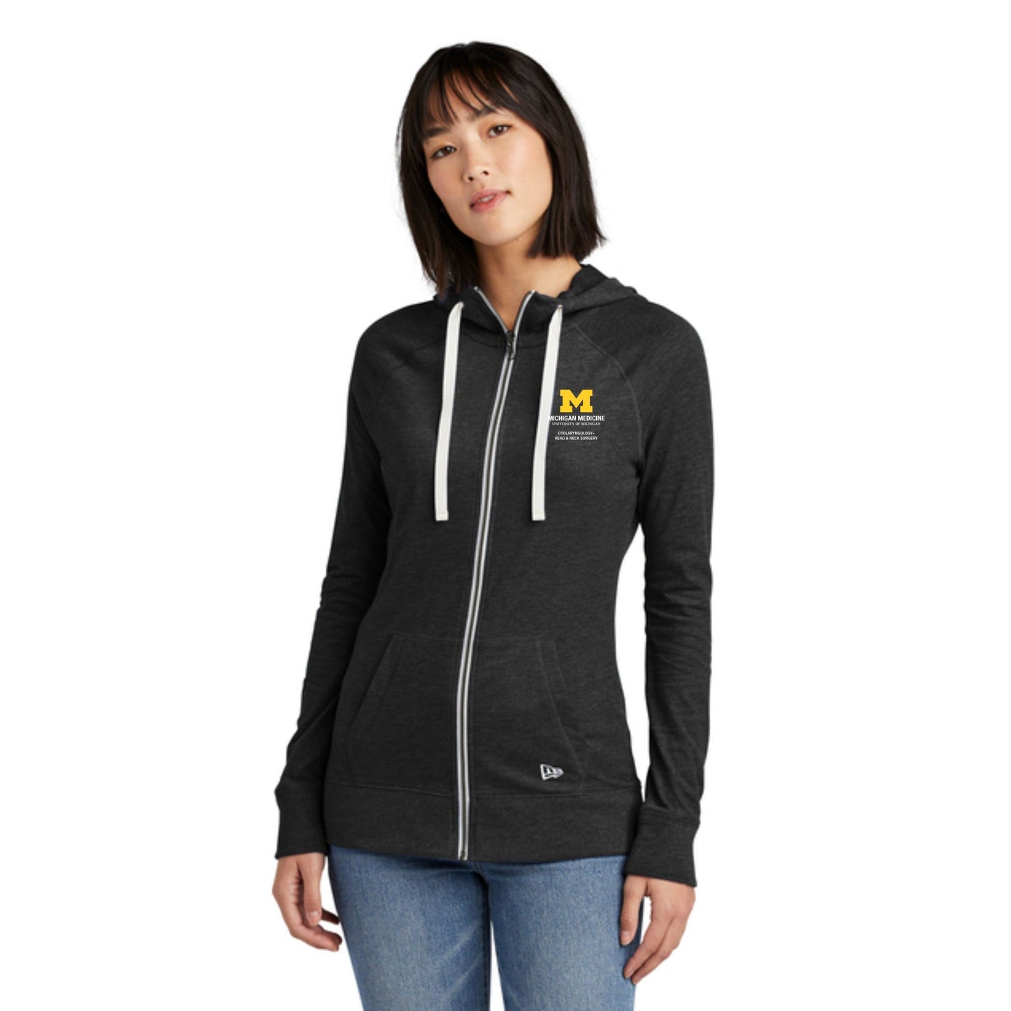 New Era® Women's Sueded Cotton Blend Full-Zip Hoodie