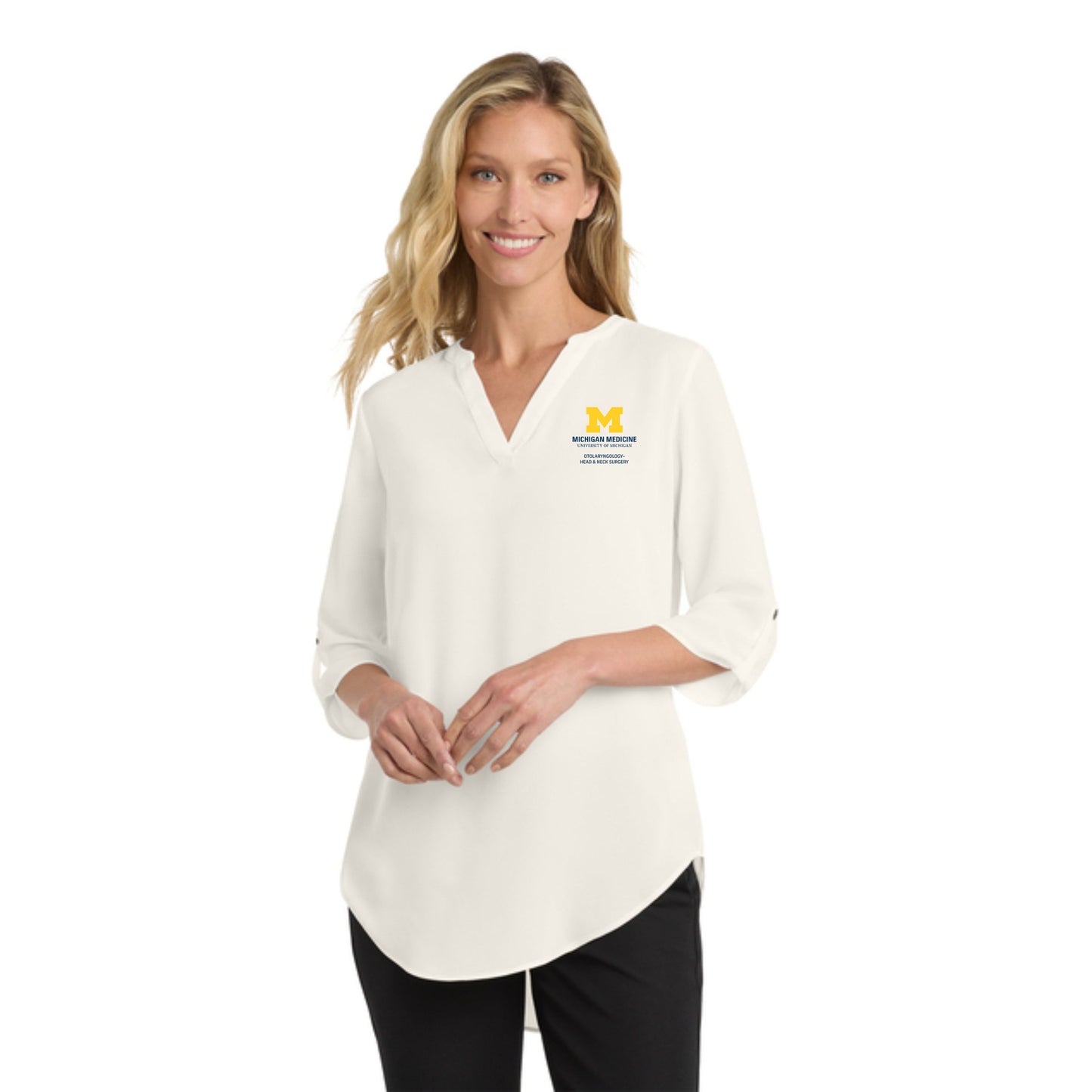 Port Authority® Women's 3/4-Sleeve Tunic Blouse