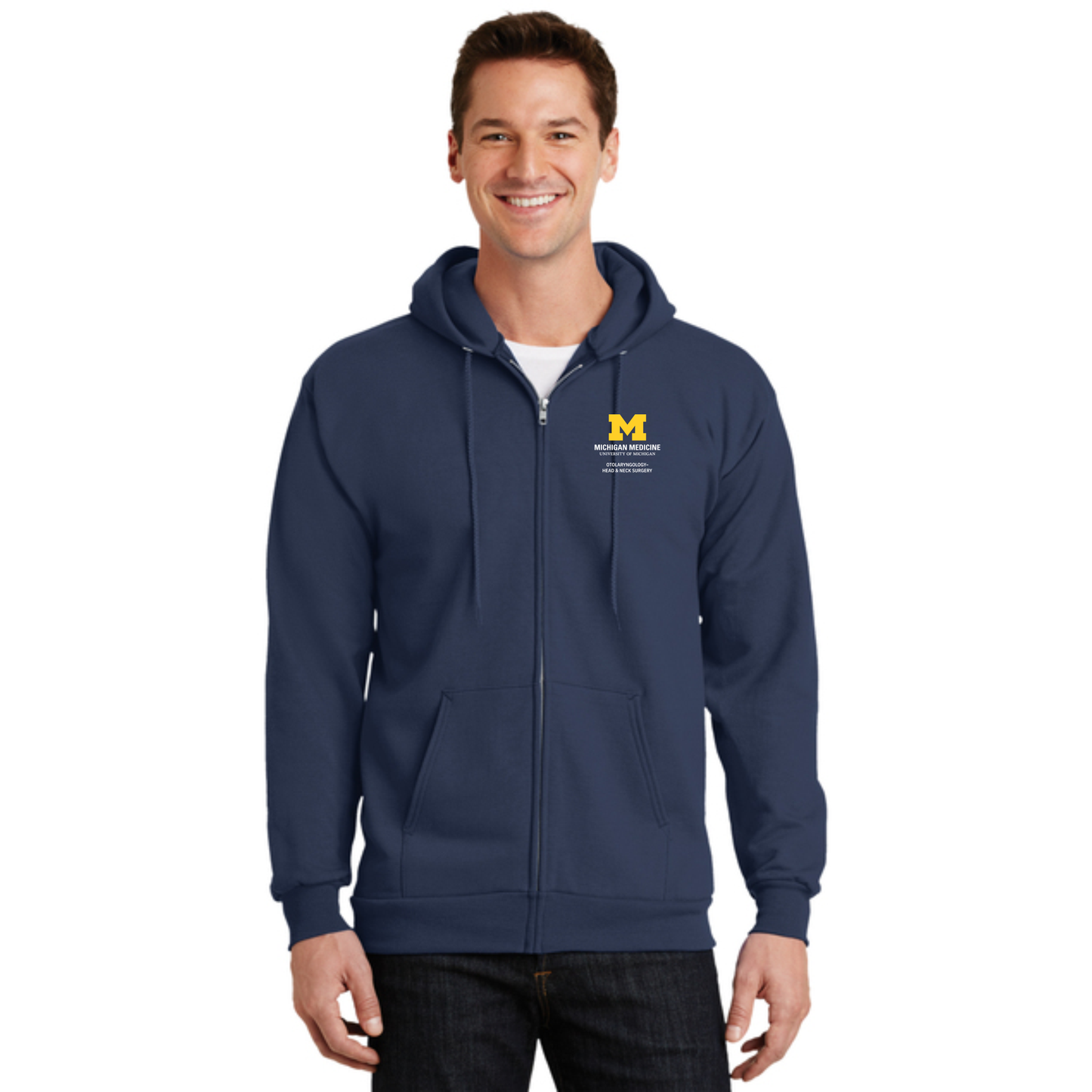 Port & Co™ Tall Essential Fleece Full-Zip Hooded Sweatshirt