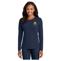 Port & Company® Ladies Long Sleeve Core Cotton Tee