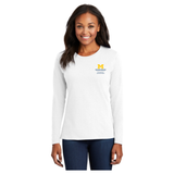 Port & Company® Ladies Long Sleeve Core Cotton Tee